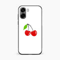 Cherry Glass Case Cover For Oppo K14x 5G