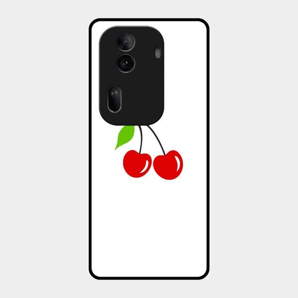 Cherry Glass Case Cover For Oppo Reno 11 Pro 5G