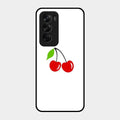 Cherry Glass Case Cover For Oppo Reno 12 Pro 5G