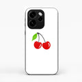 Cherry Glass Case Cover For Oppo Reno 15C 5G