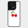 Cherry Glass Case Cover For Oppo Reno 8 5G