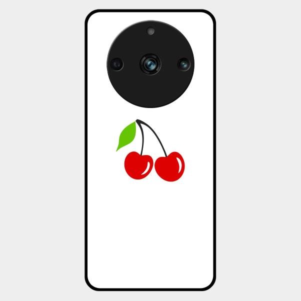 Cherry Glass Case Cover For Realme 11 Pro Plus 5G