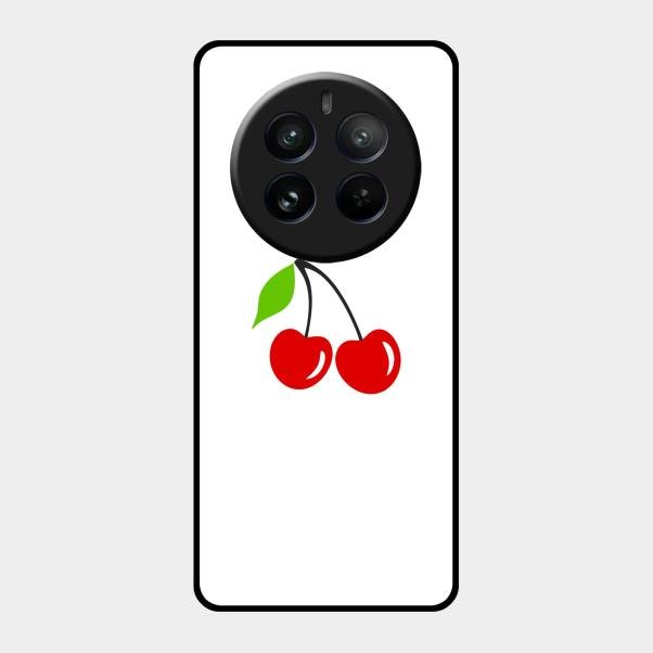 Cherry Glass Case Cover For Realme 12 Pro 5G