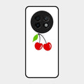 Cherry Glass Case Cover For Realme 13 Plus 5G