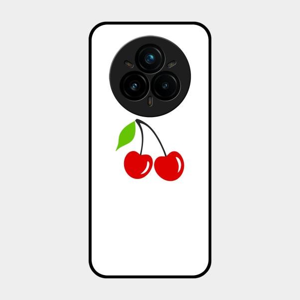 Cherry Glass Case Cover For Realme 14 Pro 5G