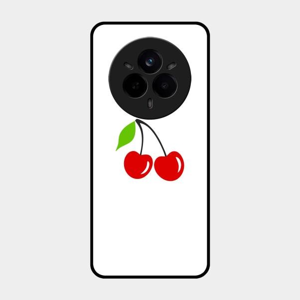 Cherry Glass Case Cover For Realme 14 Pro Plus 5G