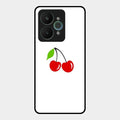 Cherry Glass Case Cover For Realme 15 5G
