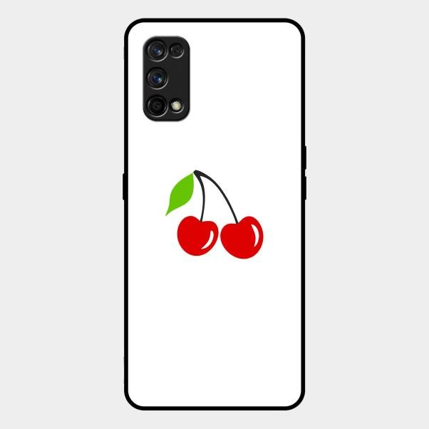 Cherry Glass Case Cover For Realme 7 Pro