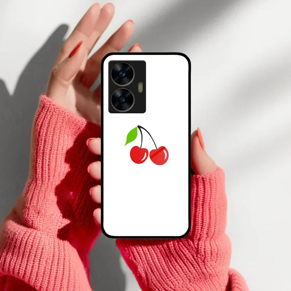 Cherry Glass Case Cover For Realme/Narzo - ShopOnCliQ