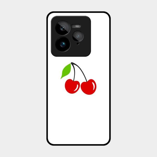Cherry Glass Case Cover For Realme Gt 7 Pro