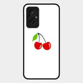 Cherry Glass Case Cover For Redmi 11 Prime 4G