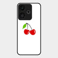 Cherry Glass Case Cover For Redmi 13 5G