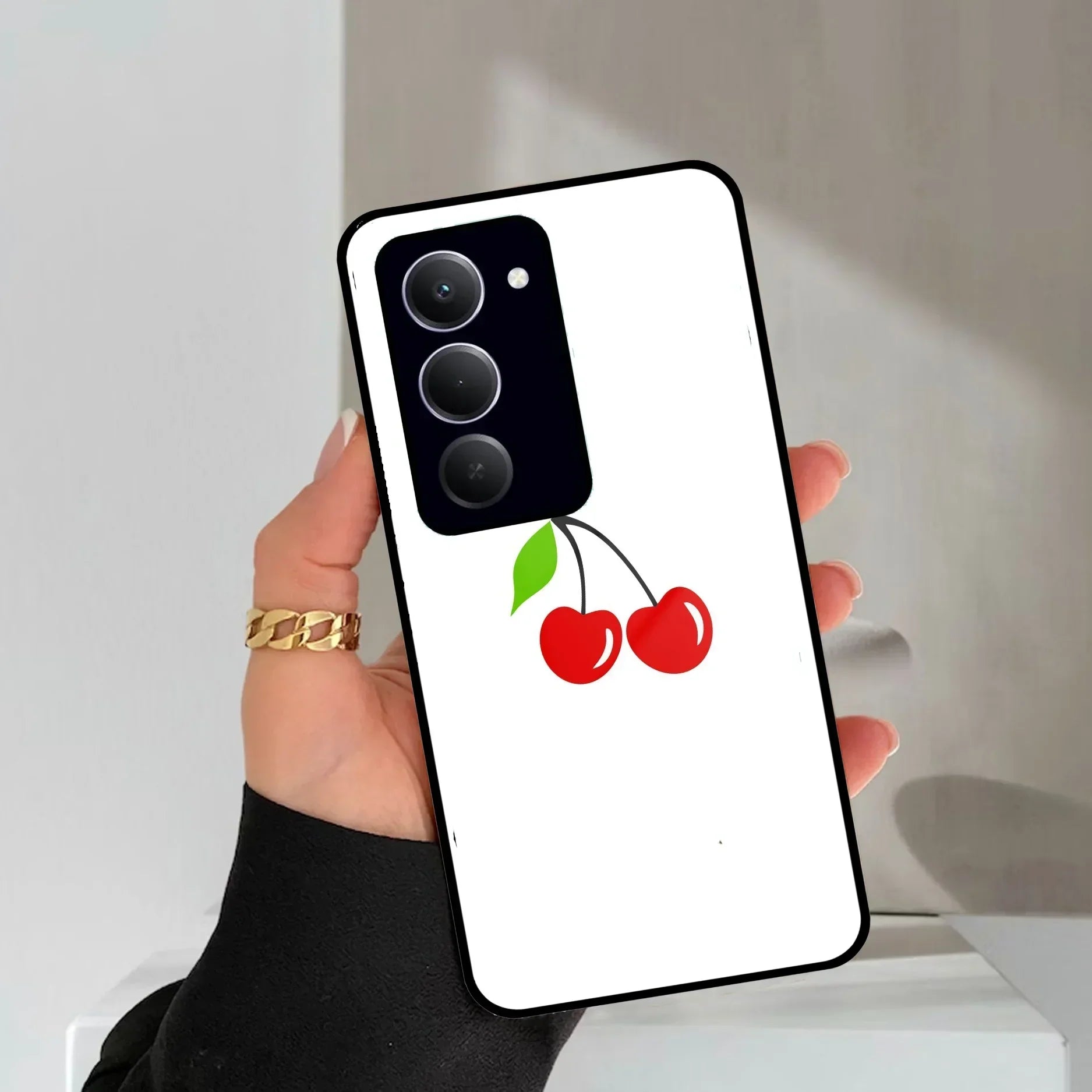 Cherry Glass Case Cover For Redmi/Xiaomi - ShopOnCliQ