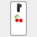 Cherry Glass Case Cover For Redmi 9 Prime