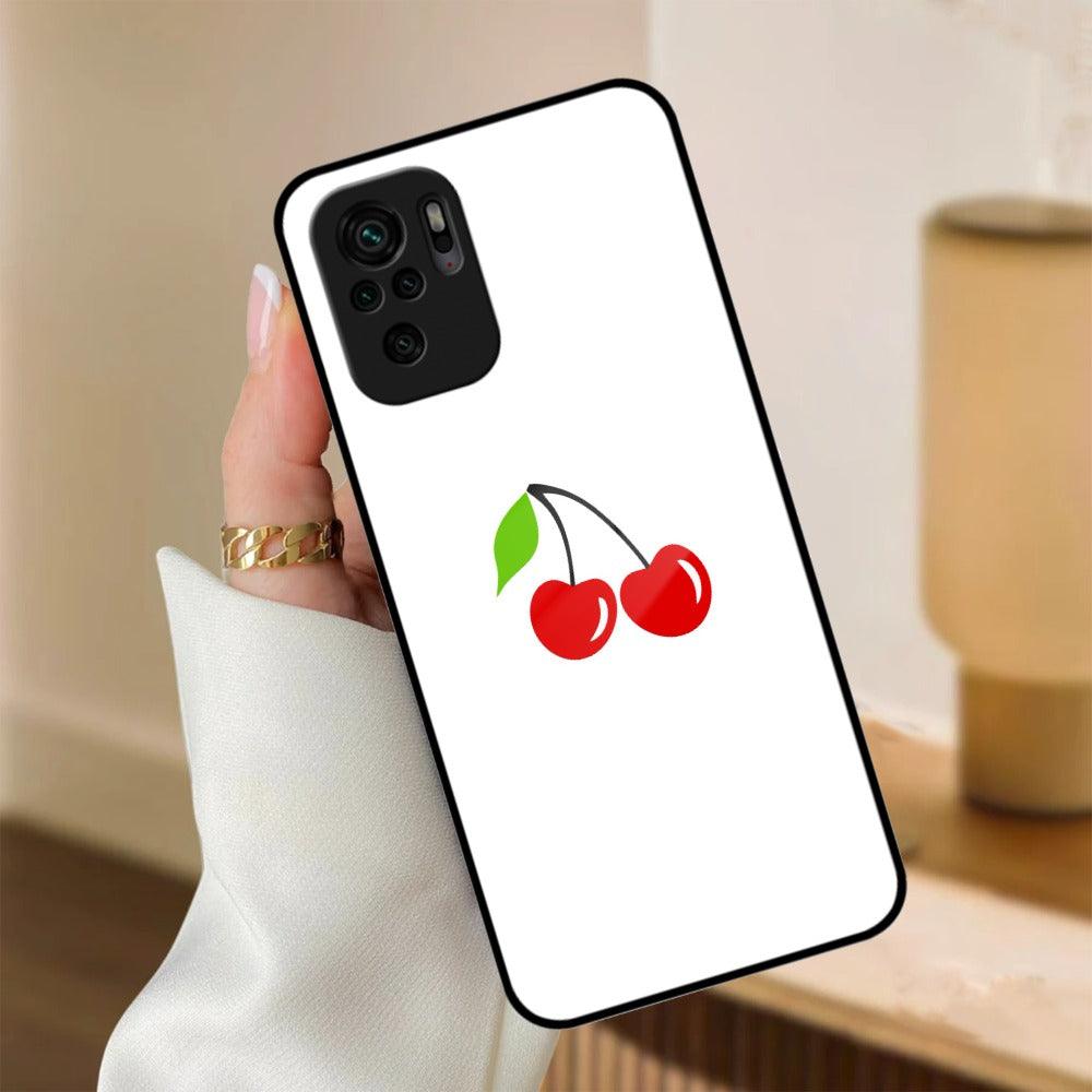 Cherry Glass Case Cover For Redmi/Xiaomi