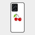 Cherry Glass Case Cover For Redmi Note 12 4G