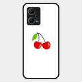 Cherry Glass Case Cover For Redmi Note 12 5G
