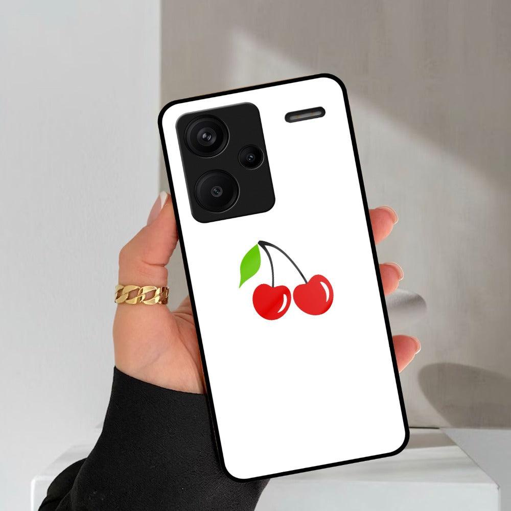 Cherry Glass Case Cover For Redmi/Xiaomi