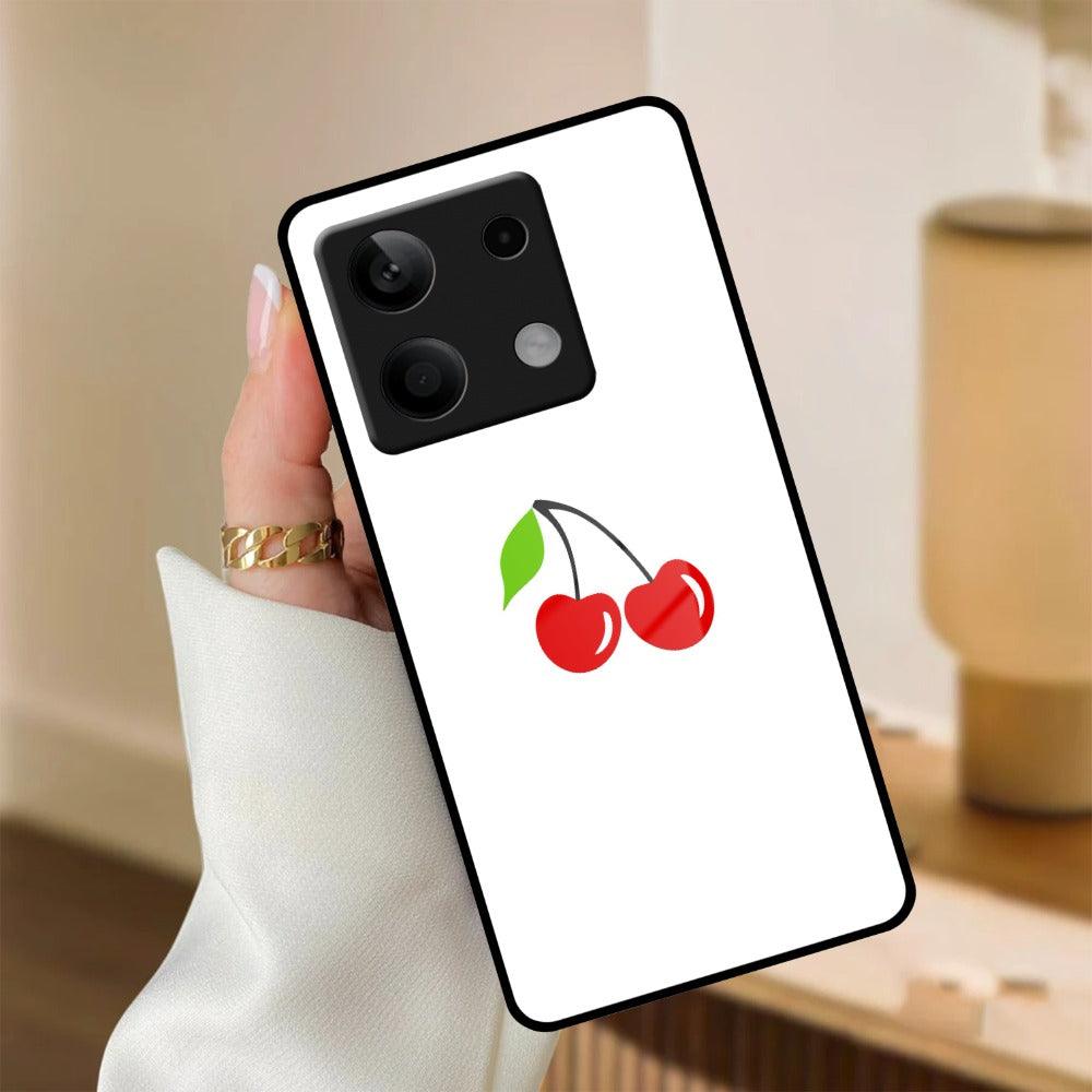 Cherry Glass Case Cover For Redmi/Xiaomi