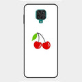 Cherry Glass Case Cover For Redmi Note 9 Pro Max