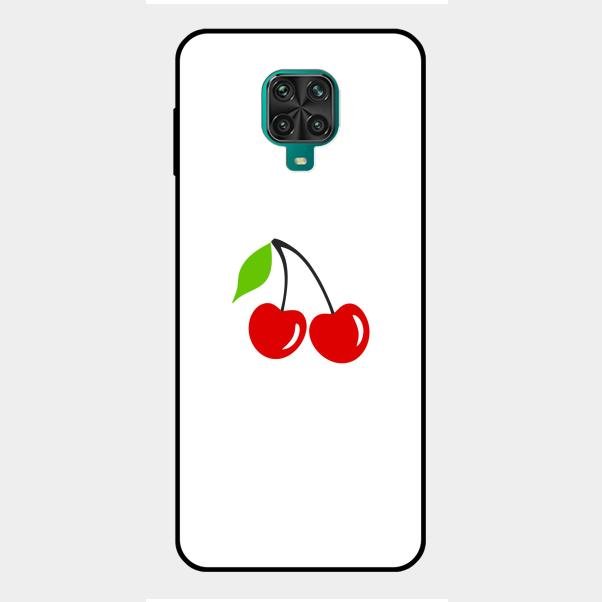 Cherry Glass Case Cover For Redmi Note 9 Pro Max