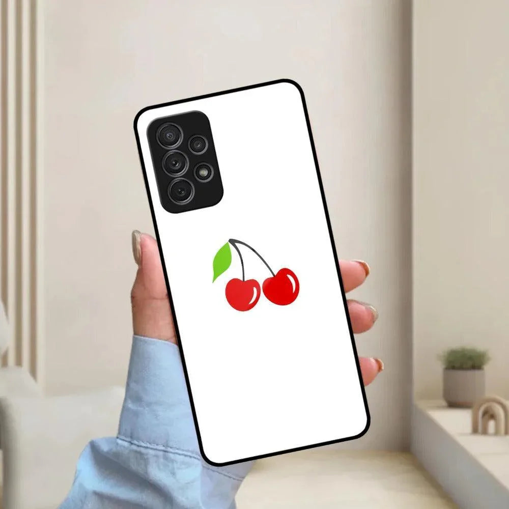 Cherry Glass Case Cover For Samsung - ShopOnCliQ