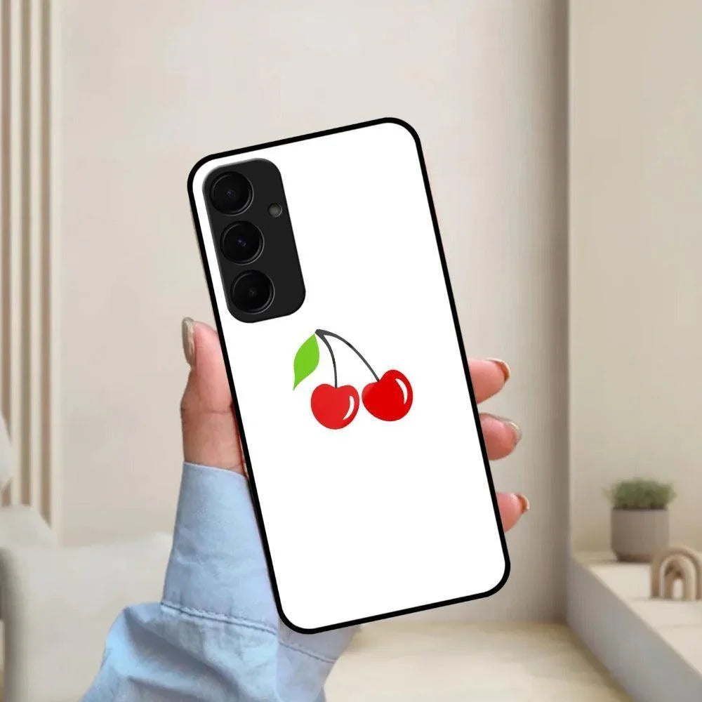 Cherry Glass Case Cover For Samsung - ShopOnCliQ