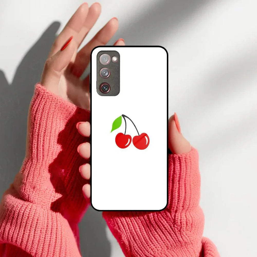 Cherry Glass Case Cover For Samsung - ShopOnCliQ