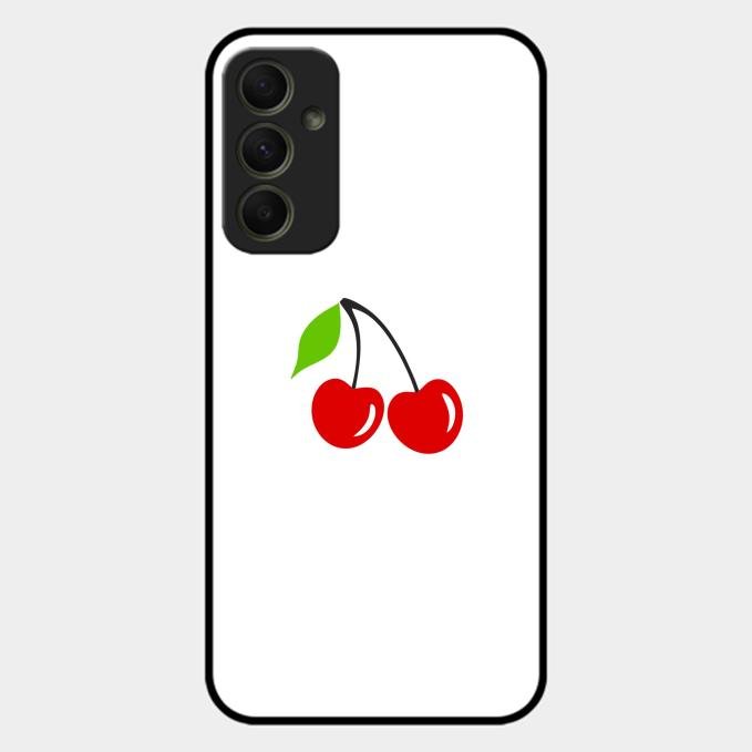 Cherry Glass Case Cover For Samsung Galaxy A34 5G