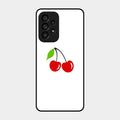 Cherry Glass Case Cover For Samsung Galaxy A53 5G