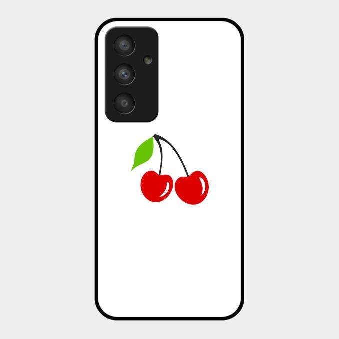 Cherry Glass Case Cover For Samsung Galaxy A54 5G
