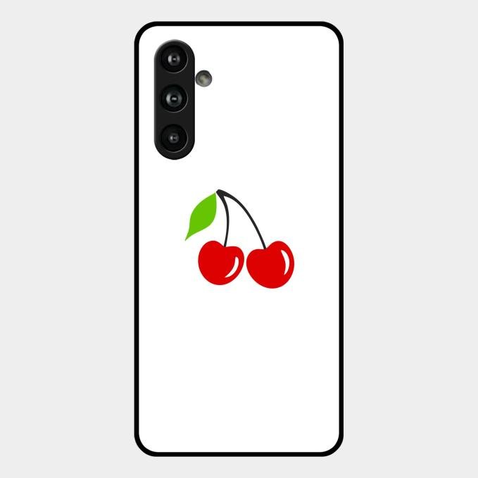 Cherry Glass Case Cover For Samsung Galaxy F54 5G