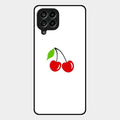 Cherry Glass Case Cover For Samsung Galaxy M53 5G