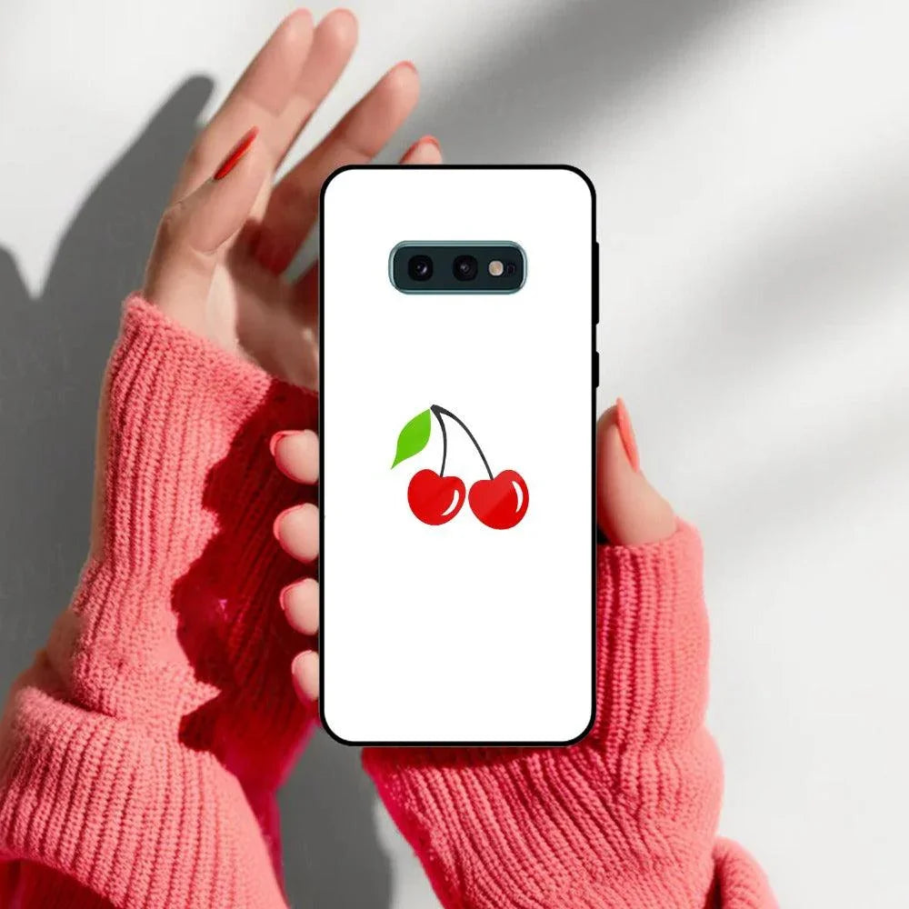 Cherry Glass Case Cover For Samsung - ShopOnCliQ