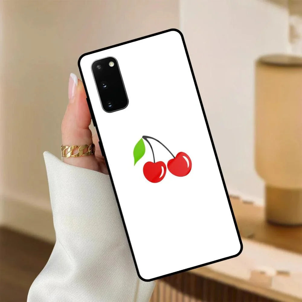 Cherry Glass Case Cover For Samsung - ShopOnCliQ