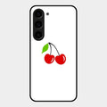 Cherry Glass Case Cover For Samsung Galaxy S23 5G