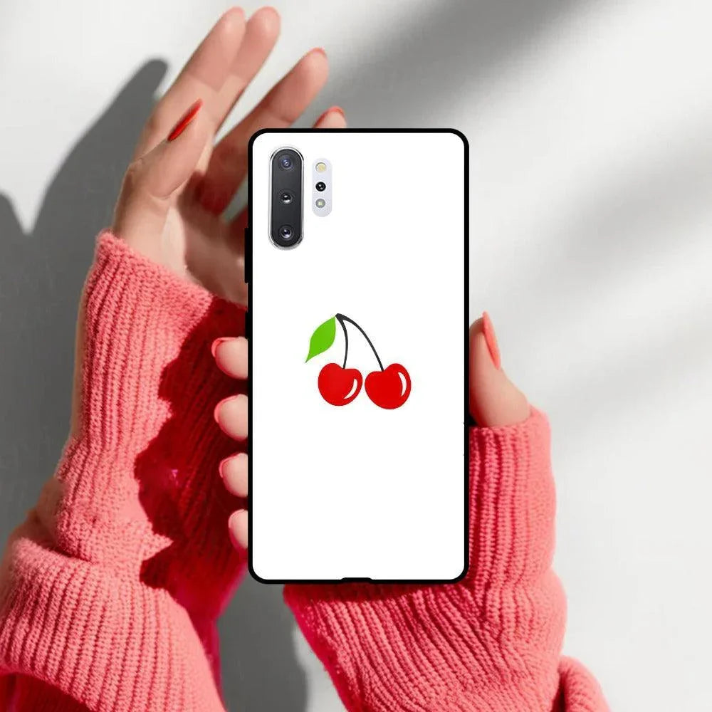 Cherry Glass Case Cover For Samsung - ShopOnCliQ