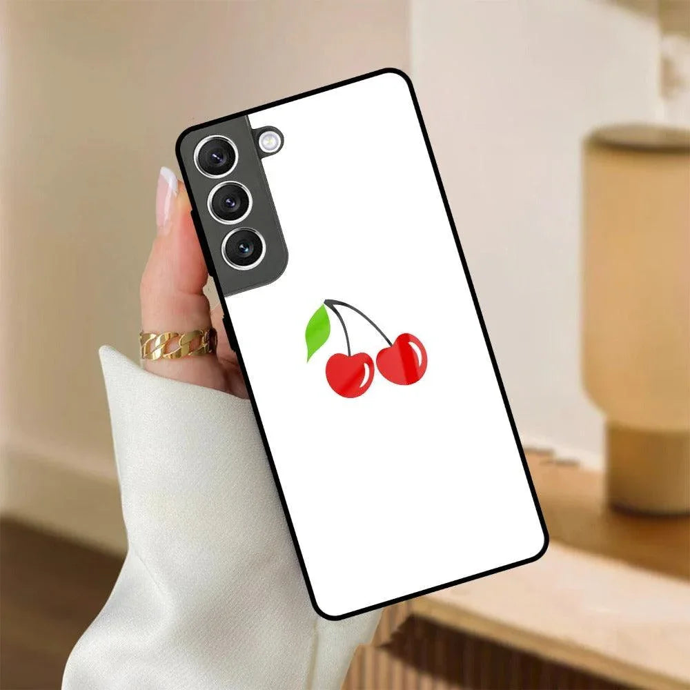 Cherry Glass Case Cover For Samsung - ShopOnCliQ