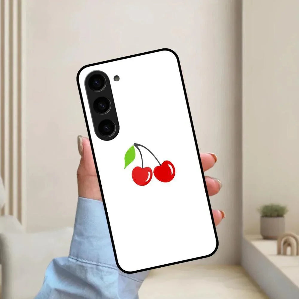 Cherry Glass Case Cover For Samsung - ShopOnCliQ