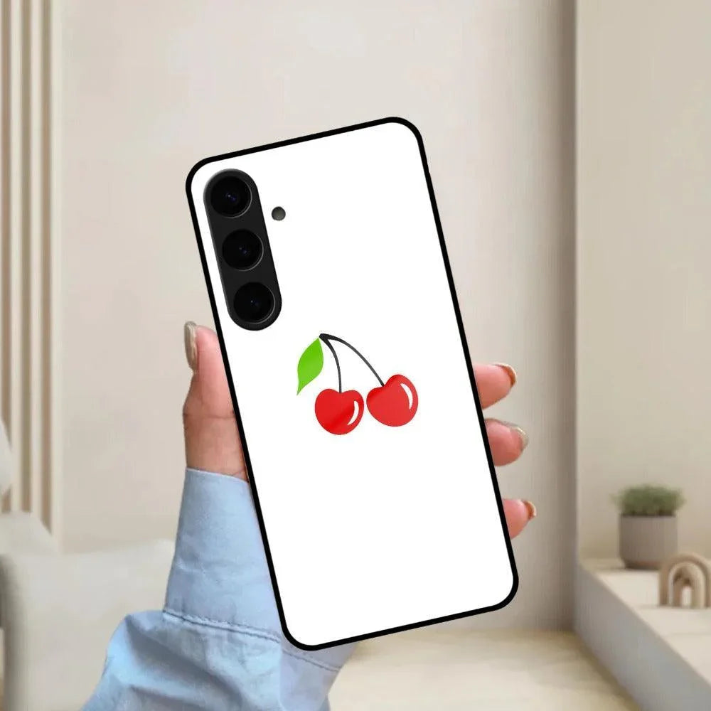 Cherry Glass Case Cover For Samsung - ShopOnCliQ