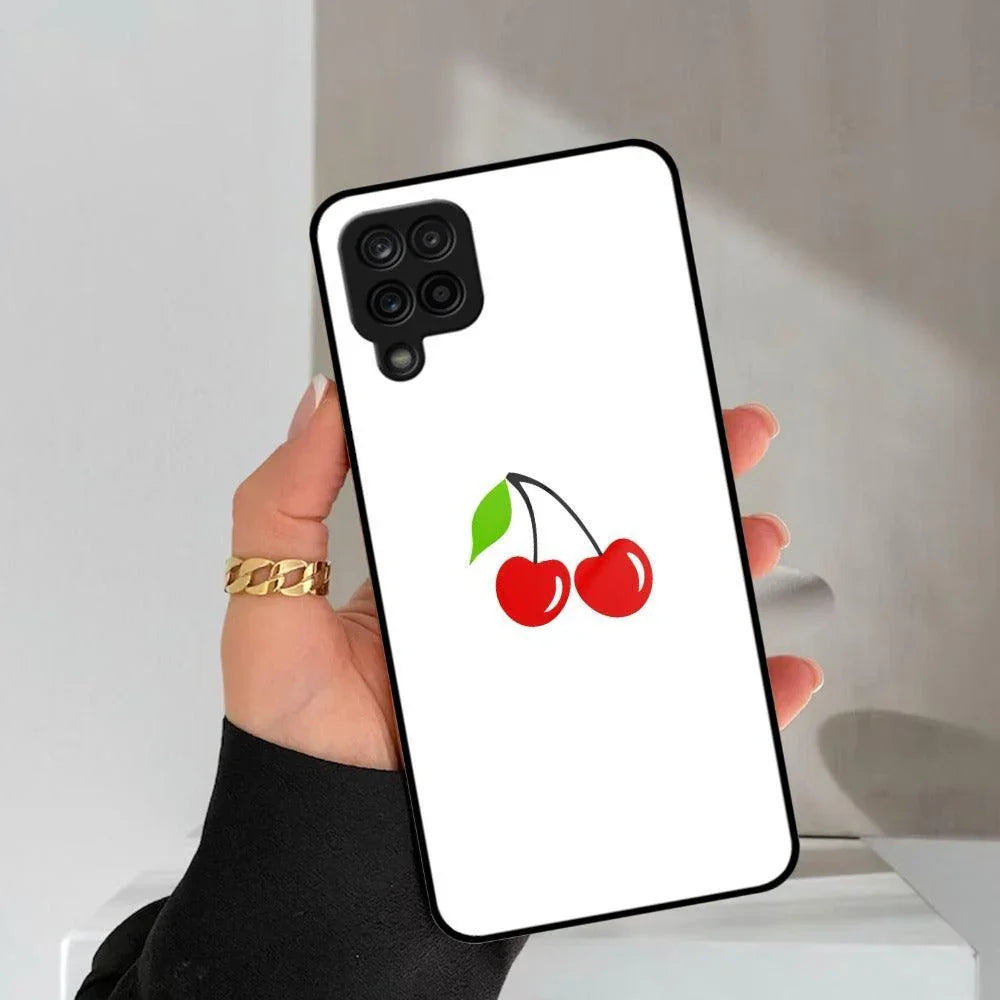 Cherry Glass Case Cover For Samsung - ShopOnCliQ
