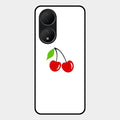 Cherry Glass Case Cover For Vivo T2 5G