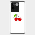 Cherry Glass Case Cover For Vivo T2 Pro 5G