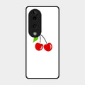Cherry Glass Case Cover For Vivo T3 Ultra