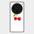 Cherry Glass Case Cover For Vivo X100 Pro 5G