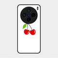 Cherry Glass Case Cover For Vivo X200 5G