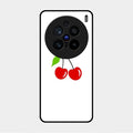 Cherry Glass Case Cover For Vivo X200 Pro 5G