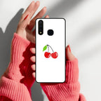 Cherry Glass Case Cover For iQOO - ShopOnCliQ