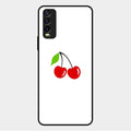 Cherry Glass Case Cover For Vivo Y20T