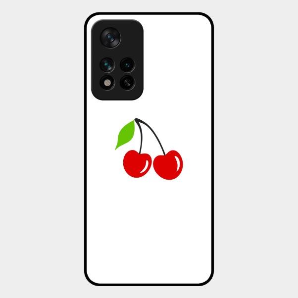 Cherry Glass Case Cover For Xiaomi 11I 5G
